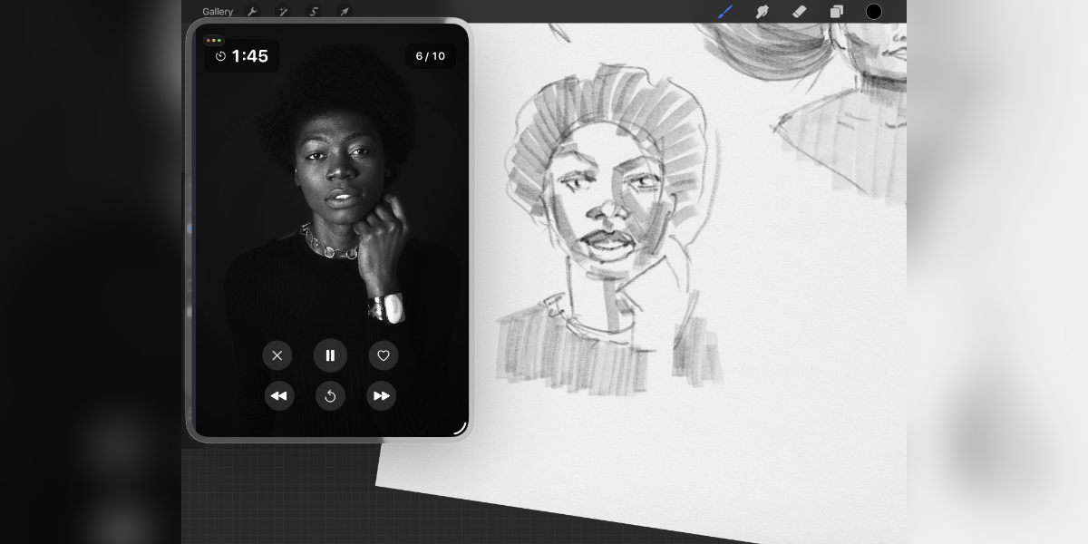 Seshr - Timed Drawing Sessions Made Easy | iPad & iPhone App